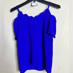 Monteau Beautiful royal blue top,size S